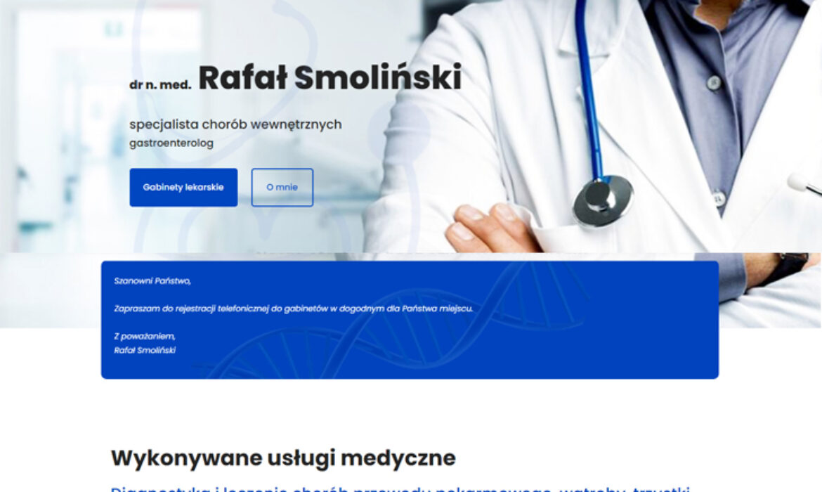 dr n. med.Rafał Smoliński